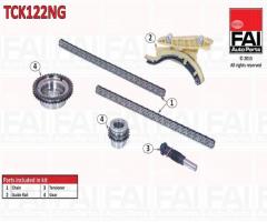 Fai autoparts tck122ng zestaw Łańcucha rozrządu ford, ford focus (daw, dbw)