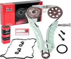 Fai autoparts tck118vvt zestaw Łańcucha rozrządu citroen c4 c5 ds3 ds4 ds5 mini r55 r57 r58 peugeot 