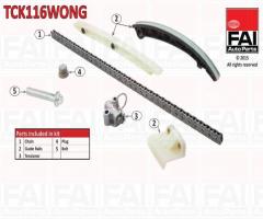 Fai autoparts tck116wong zestaw Łańcucha rozrządu opel, opel corsa d