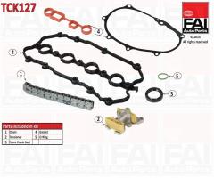 Fai autoparts tck127 zestaw Łańcucha rozrządu vag, audi a3 sportback (8pa), seat leon (1p1)