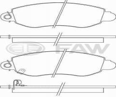 Faw faw23577.18.4 klocki hamulcowe ford transit 00-