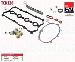 Fai autoparts tck126 zestaw Łańcucha rozrządu vag, audi a3 (8p1), seat altea (5p1)