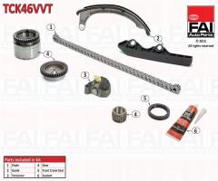 Fai autoparts tck46vvt zestaw Łańcucha rozrządu nissan, nissan micra iii (k12)