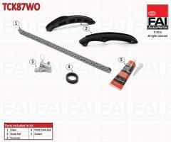 Fai autoparts tck87wo Łańcuch rozrządu golf v vi plus touran 1.4 fsi tsi, audi a3 (8p1)