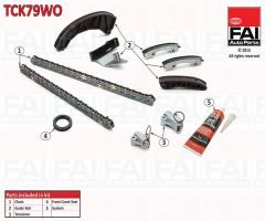 Fai autoparts tck79wo zestaw Łańcucha rozrządu hyundai kia, hyundai matrix (fc), kia rio ii (jb)