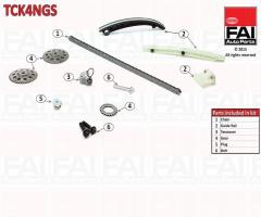 Fai autoparts tck4ngs zestaw Łańcucha rozrządu, opel corsa d