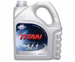 Fuchs oil 5w30 gt1 c3 4-k olej 5w-30 titan gt1 pro citroen 3 4l