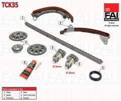 Fai autoparts tck35 zestaw Łańcucha rozrządu toyota, toyota celica (zzt23_)