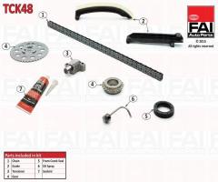 Fai autoparts tck48 zestaw Łańcucha rozrządu smart, smart city-coupe (450)
