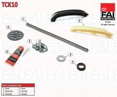 Fai autoparts tck10 zestaw Łańcucha rozrządu skoda vw, seat ibiza iv (6l1), skoda fabia (6y2)