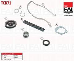 Fai autoparts tck71 zestaw Łańcucha rozrządu skoda vw, skoda fabia (6y2)