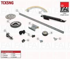 Fai autoparts tck5ng zestaw Łańcucha rozrządu opel, alfa romeo 159 (939), fiat croma (194)