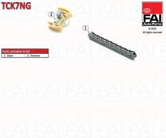 Fai autoparts tck7ng zestaw Łańcucha rozrządu ford peugeot, citroËn c3 i (fc_), ford fiesta vi van