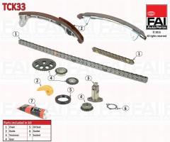 Fai autoparts tck33 zestaw Łańcucha rozrządu toyota, toyota rav 4 ii (cla2_, xa2_, zca2_, aca2_)