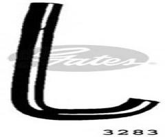 Gates 3283 przewód układu chłodzenia, audi 80 (80, 82, b1), citroËn lna, peugeot 104