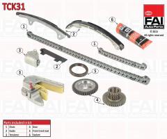 Fai autoparts tck31 zestaw Łańcucha rozrządu nissan, nissan x-trail (t30)