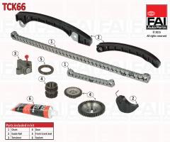 Fai autoparts tck66 zestaw Łańcucha rozrządu nissan, nissan qashqai / qashqai +2 (j10, jj10)