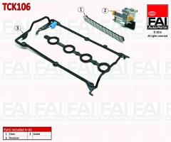 Fai autoparts tck106 zestaw Łańcucha rozrządu vag, audi a4 (8d2, b5), seat alhambra (7v8, 7v9)