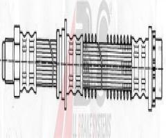 A.b.s. sl5224 przewód hamulcowy giętki rover 75 99-05 tył, mg mg zt, rover 75 (rj)