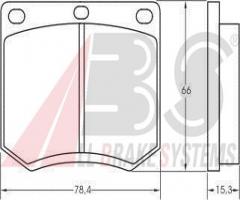 Nrf 36109 klocki hamulcowe ford granada 77-85, audi tt (8j3), seat alhambra (710)