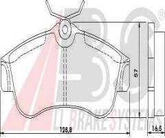 A.b.s. 36740 klocki hamulcowe nissan primera 90-98, nissan primera (p10)