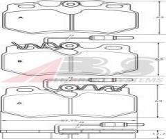 A.b.s. 36579 klocki hamulcowe peugeot 205,309 83-94 z czujnikiem, dallas fun
