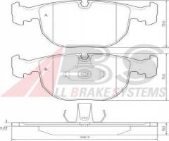 A.b.s. 36961 klocki hamulcowe bmw 7 e38 94-01 740, alpina b10 (e39), bmw 7 (e38)