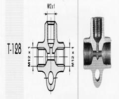 Wp t128 trójnik m12x1