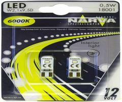 Narva 18001 Żarówka 12v led 2 szt w5w