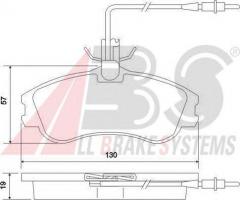 A.b.s. 37016 klocki hamulcowe citroen berlingo 96-02, citroËn berlingo nadwozie pełne (m_)