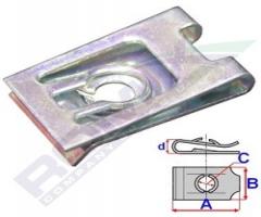 Romix company 16309 blaszka montażowa audi 80,vw 6,3mm, audi a2 (8z0), seat toledo i (1l)