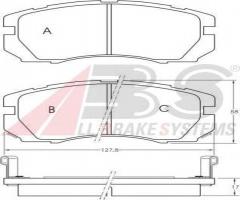 A.b.s. 36878 klocki hamulcowe subaru legacy 92-94, subaru legacy i (bc)