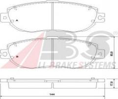 A.b.s. 36920 klocki hamulcowe lexus ls400 92-94 przód, lexus ls (ucf10)