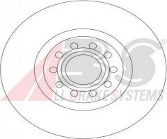 A.b.s. 16930 tarcza hamulcowa vw passat 00-05, audi a6 (4a, c4), seat exeo (3r2), skoda superb (3u4)