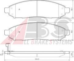 A.b.s. 37518 klocki hamulcowe nissan navara 05 -, nissan leaf