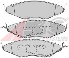 A.b.s. 38416 klocki hamulcowe chrysler voyager 87-90