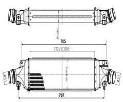 Nrf 30780 intercooler, opel corsa d