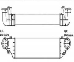 Nrf 30164 intercooler mercedes,, mercedes-benz klasa c (w203)