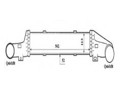 Nrf 30420 intercooler mercedes,, mercedes-benz klasa e kombi (s210)