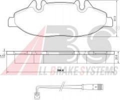 A.b.s. 37449 klocki hamulcowe mercedes, vito 03-z czujnikiem