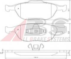 A.b.s. 37349 klocki hamulcowe ford transit connect 02 -, ford focus (daw, dbw)