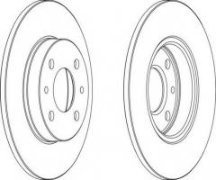 Ferodo ddf 140 tarcza hamulcowa fiat punto,seicento, alfa romeo 33 (905), fiat panda (169)