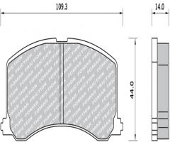 Fomar fo665381 klocki hamulcowe suzuki swift ii 89-01, suzuki swift ii hatchback (ea, ma)