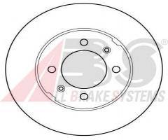 A.b.s. 15609 tarcza hamulcowa rover montego 84-94, austin maestro (xc), mg maestro