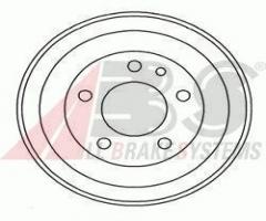 A.b.s. 2495-s bęben hamulcowy bmw 5 e34 89-91 518i, bmw 5 (e12)