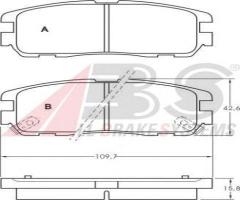 A.b.s. 36794 klocki hamulcowe opel frontera a, b 95-tył, isuzu trooper