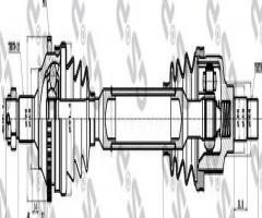 Gsp 245012 zestaw naprawczy zacisku hamulcowego opel (ate 45mm), peugeot 206 cc (2d)