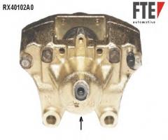 Fte rx40102a0 zacisk hamulcowy mercedes, s210 e-klasa 96-03 lt, mercedes-benz klasa s (w140)