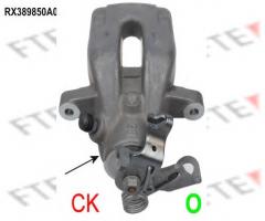 Fte rx389850a0 zacisk hamulcowy peugeot 307 00-prawy tył, citroËn c4 ii (b7), peugeot 308 (4a_, 4c_)