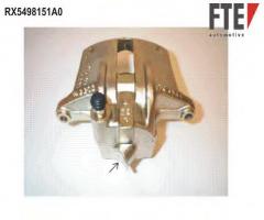 Fte rx5498151a0 zacisk hamulcowy skoda felicia 94-01 lewy przód, skoda favorit (781)